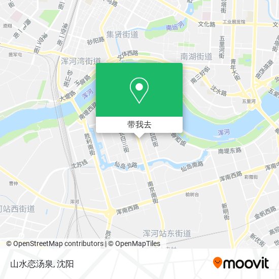 山水恋汤泉地图