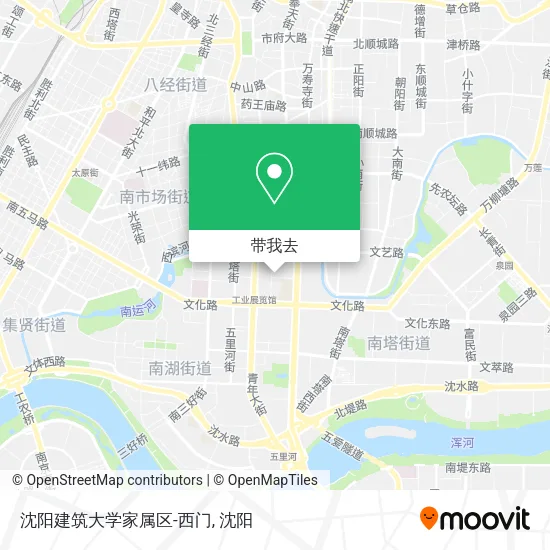 沈阳建筑大学家属区-西门地图