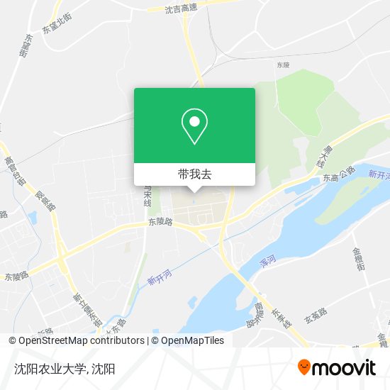 沈阳农业大学地图