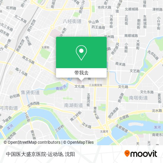 中国医大盛京医院-运动场地图