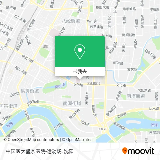 中国医大盛京医院-运动场地图