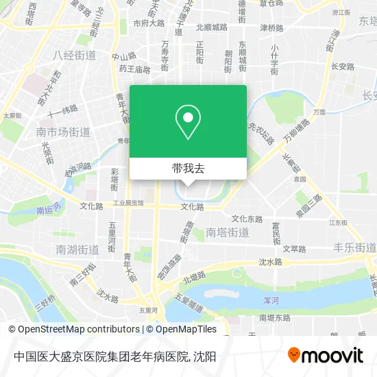 中国医大盛京医院集团老年病医院地图