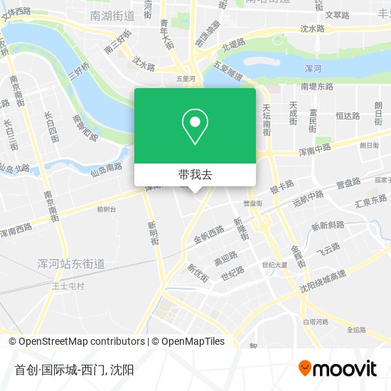 首创·国际城-西门地图