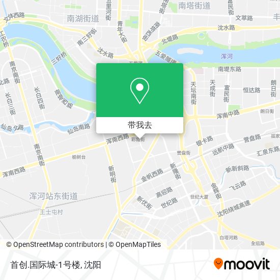 首创.国际城-1号楼地图