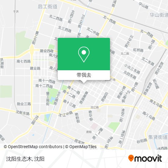 沈阳生态木地图
