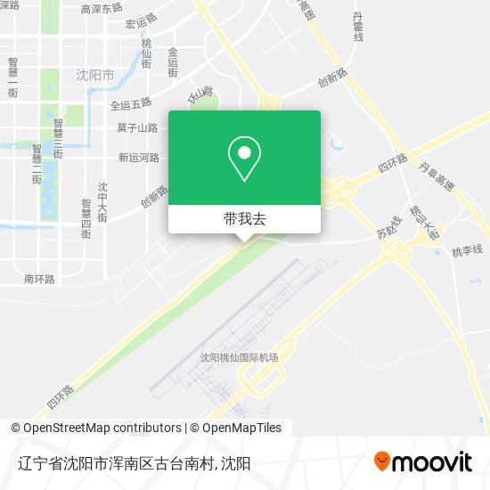 辽宁省沈阳市浑南区古台南村地图