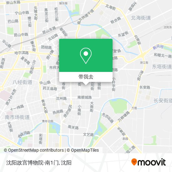 沈阳故宫博物院-南1门地图