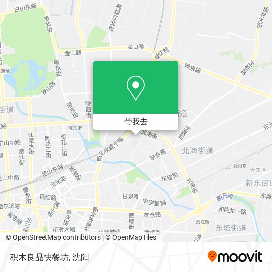 积木良品快餐坊地图