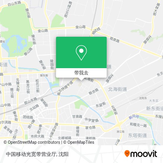 中国移动光宽带营业厅地图