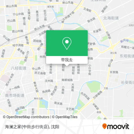 海澜之家(中街步行街店)地图