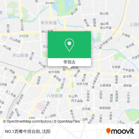 NO.1西餐牛排自助地图