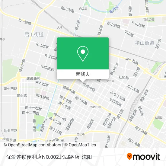 优爱连锁便利店NO.002北四路店地图