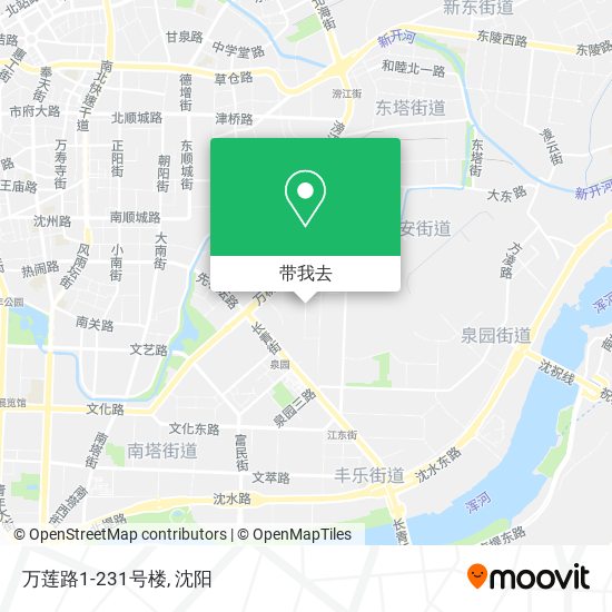万莲路1-231号楼地图
