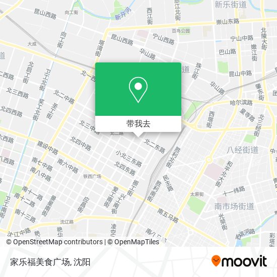 家乐福美食广场地图
