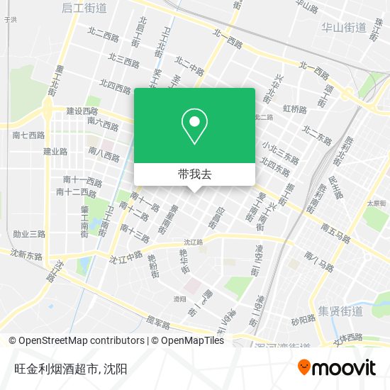 旺金利烟酒超市地图