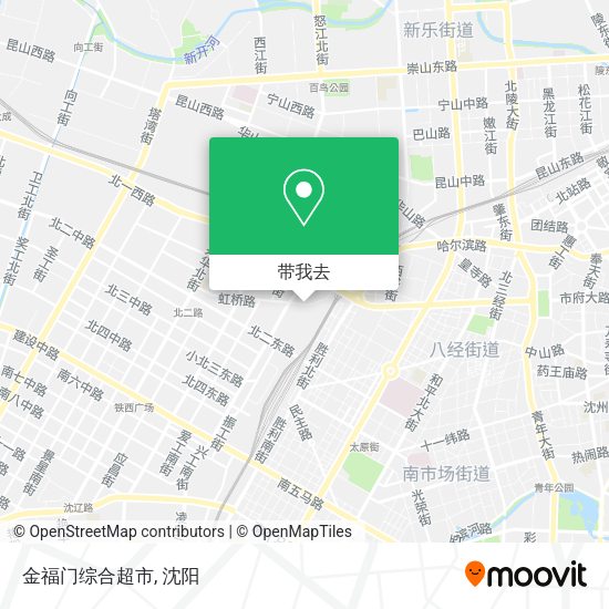 金福门综合超市地图