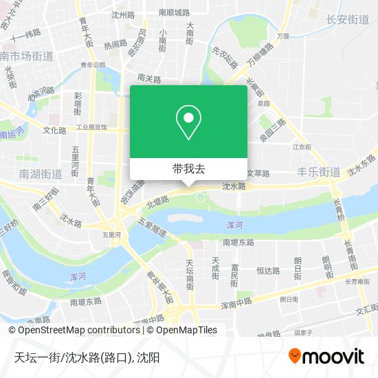 天坛一街/沈水路(路口)地图
