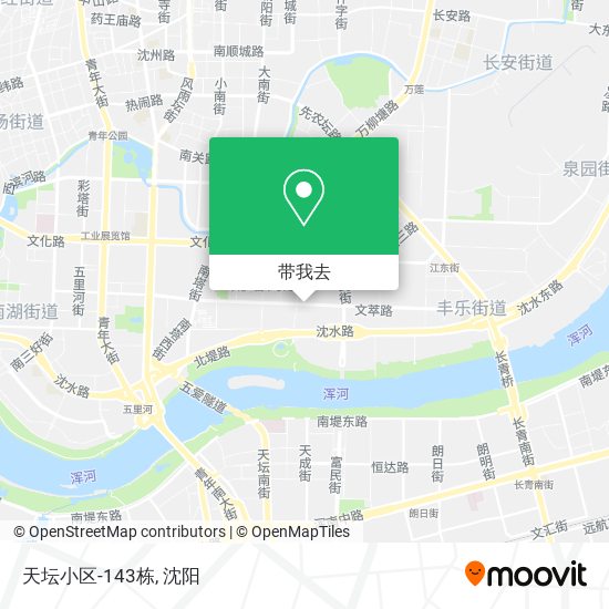 天坛小区-143栋地图