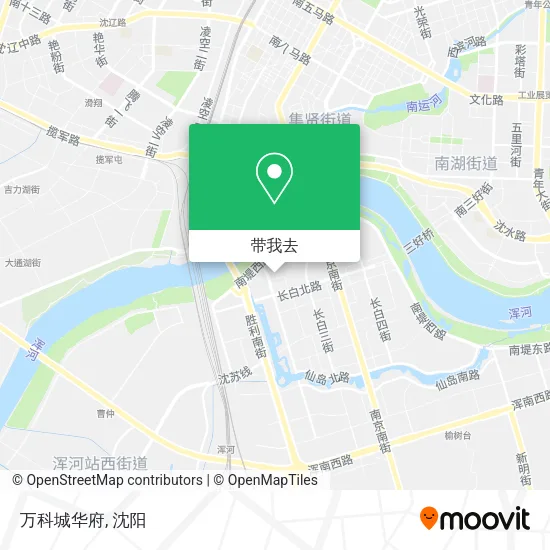 万科城华府地图