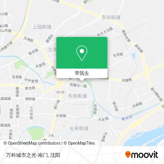 万科城市之光-南门地图