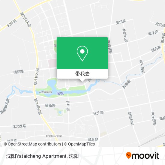 沈阳Yataicheng Apartment地图