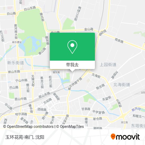玉环花苑-南门地图