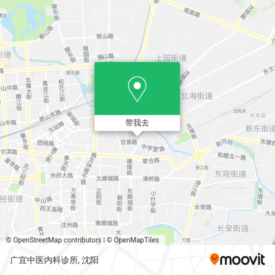 广宜中医内科诊所地图