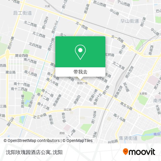 沈阳玫瑰园酒店公寓地图