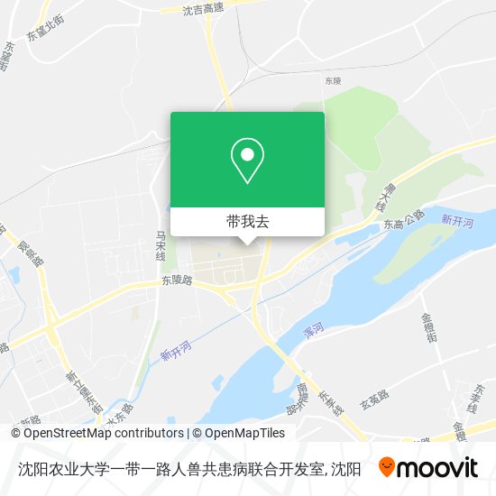 沈阳农业大学一带一路人兽共患病联合开发室地图
