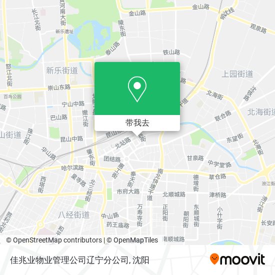 佳兆业物业管理公司辽宁分公司地图