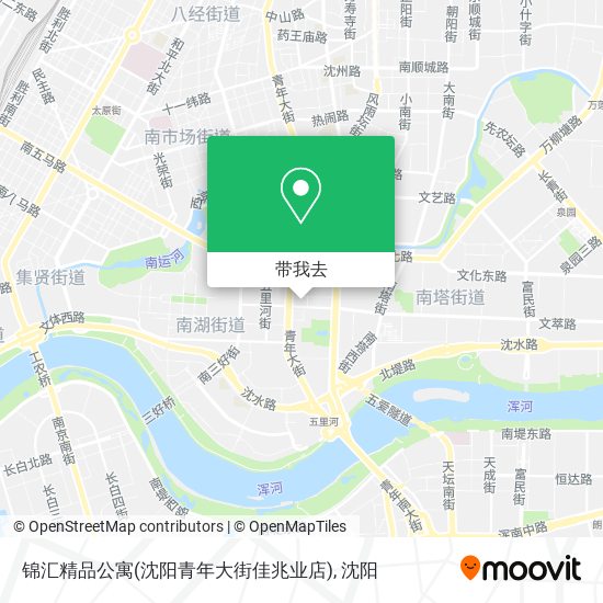 锦汇精品公寓(沈阳青年大街佳兆业店)地图