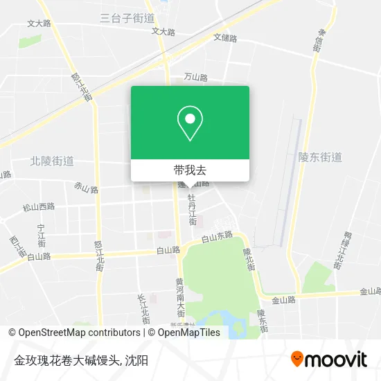 金玫瑰花卷大碱馒头地图