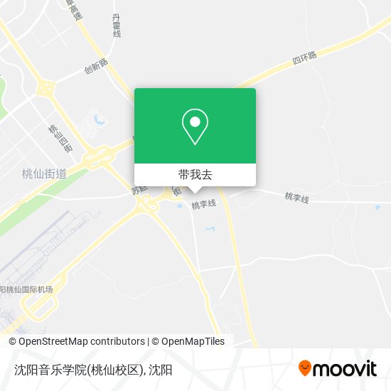 沈阳音乐学院(桃仙校区)地图