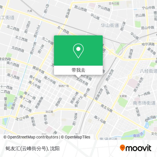 蚝友汇(云峰街分号)地图