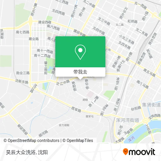 昊辰大众洗浴地图