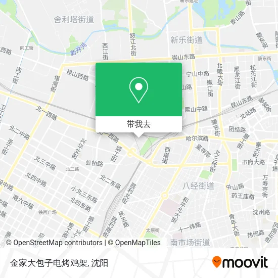 金家大包子电烤鸡架地图