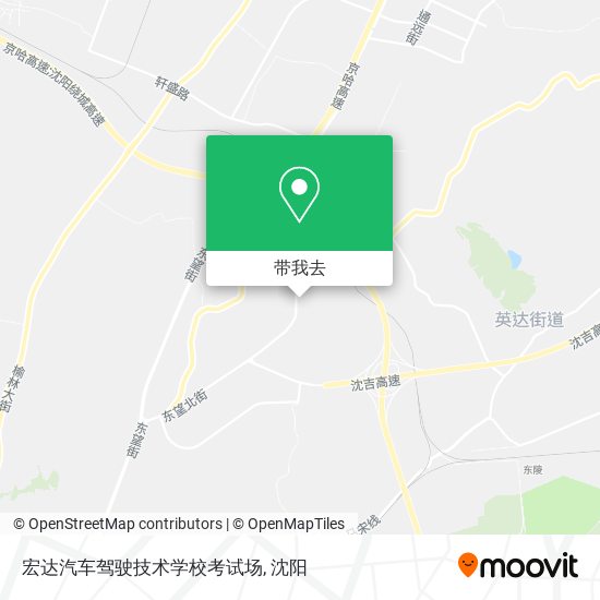 宏达汽车驾驶技术学校考试场地图