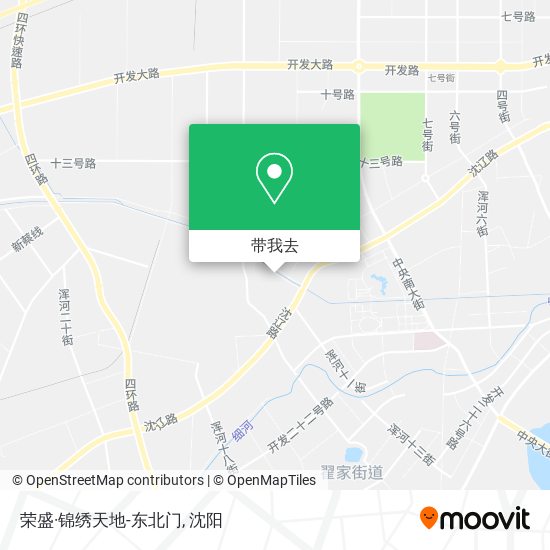 荣盛·锦绣天地-东北门地图