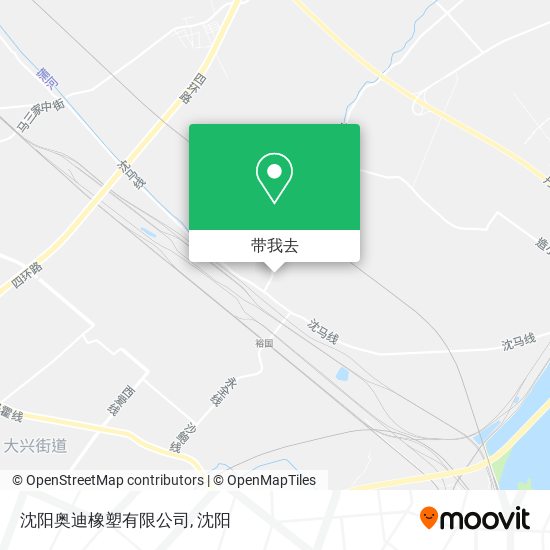 沈阳奥迪橡塑有限公司地图