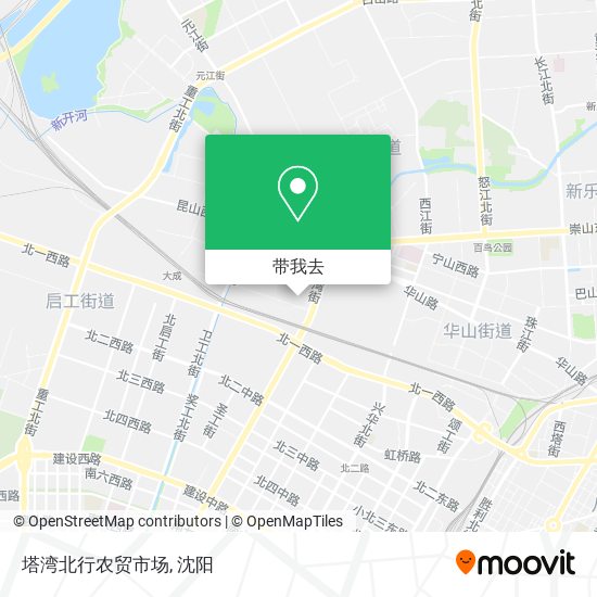 塔湾北行农贸市场地图