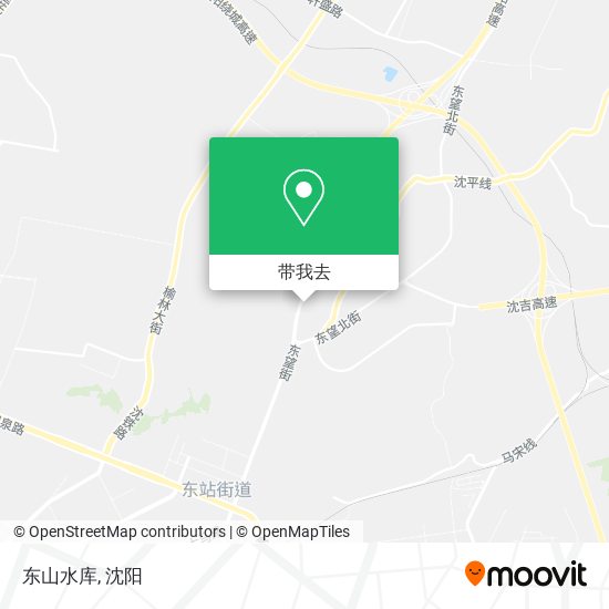 东山水库地图