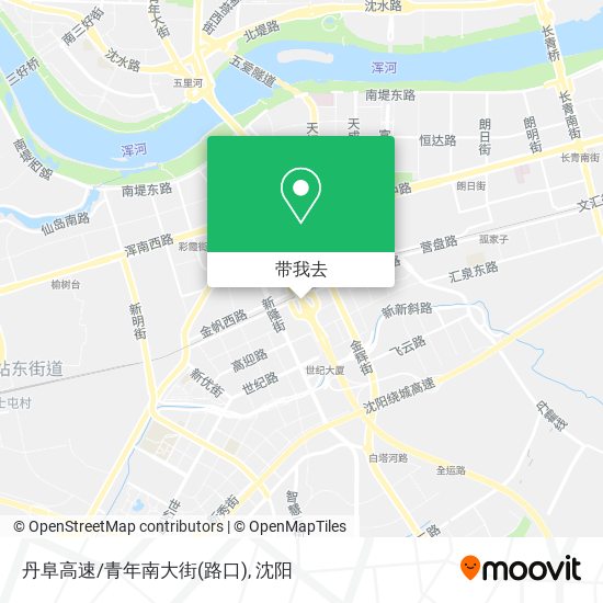 丹阜高速/青年南大街(路口)地图