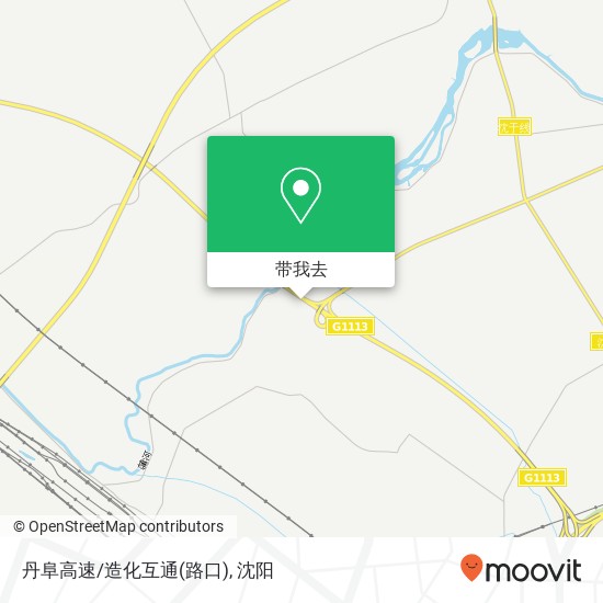 丹阜高速/造化互通(路口)地图