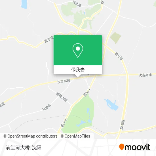 满堂河大桥地图