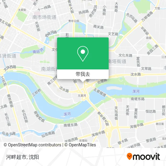 河畔超市地图