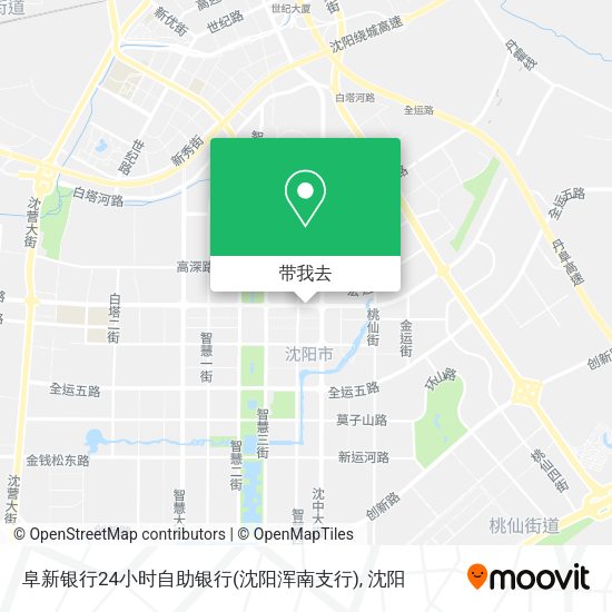 阜新银行24小时自助银行(沈阳浑南支行)地图