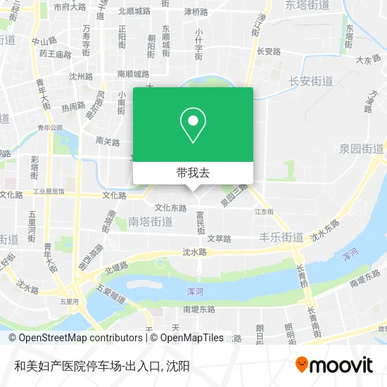 和美妇产医院停车场-出入口地图