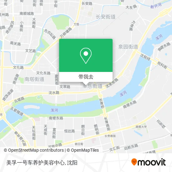 美孚一号车养护美容中心地图