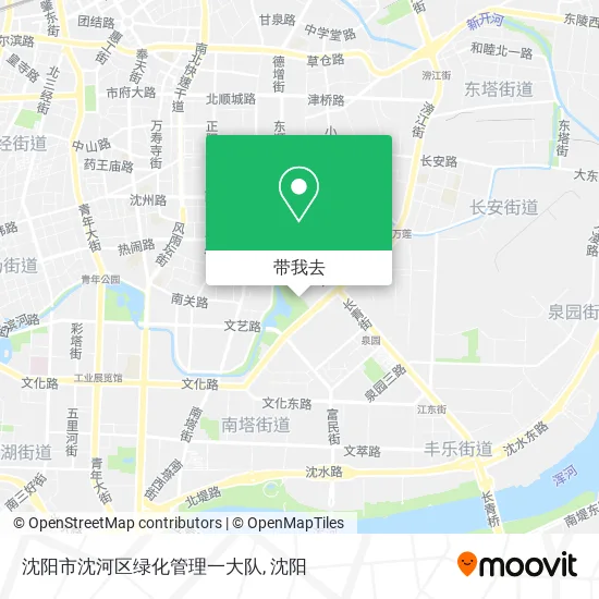 沈阳市沈河区绿化管理一大队地图