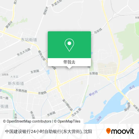 中国建设银行24小时自助银行(东大营街)地图